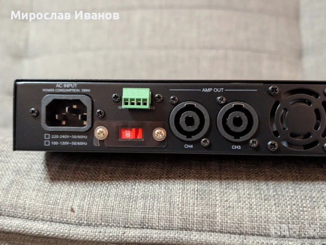 усилвател t.racks DSP 4x4 Amp 4.250, снимка 7 - Ресийвъри, усилватели, смесителни пултове - 54651634