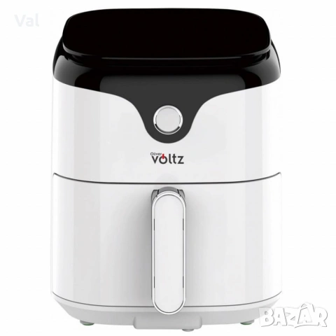 Фритюрник AirFryer Voltz, 1400W, 3.5л., Горещ въздух, Таймер, до 200°С, Дигитален, подвижна скара, снимка 5 - Фритюрници - 54681941