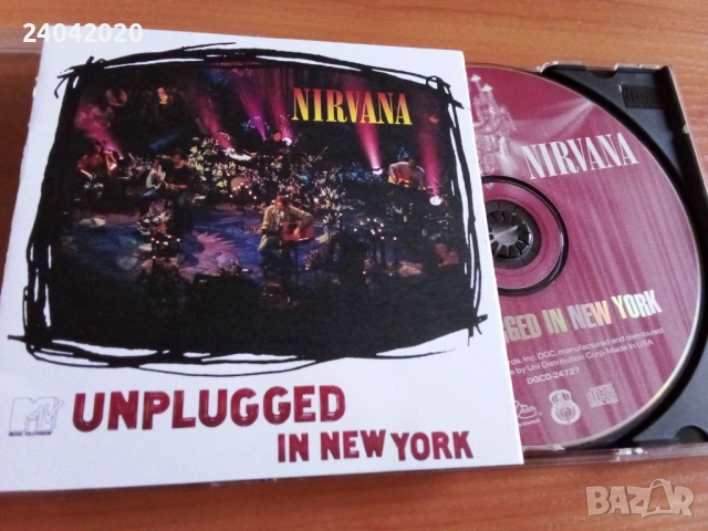 Nirvana – MTV Unplugged In New York оригинален US диск