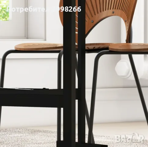 HOMCOM сгъваема маса – 120×80 см – НОВА, неразопакована маса за 4-6 души Сгъваема кухненска маса , снимка 3 - Маси - 55682742