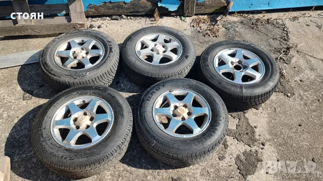 5бр. джанти с гуми 215/70/15 за Хюндай Санта фе