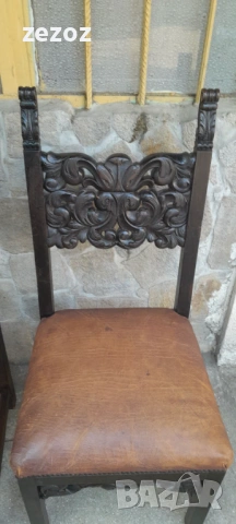 Столове-антикварни-2бр.№030, снимка 5 - Столове - 53962254