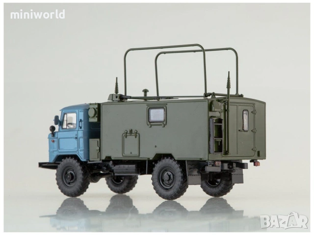 ГАЗ 66 КШМ Р-142Н - мащаб 1:43 на Авто История моделът е нов в кутия, снимка 4 - Колекции - 54696810