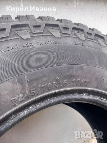 Комплект 4 бр. гуми UNIGRIP RoadForce A/T 245/70 R16 106T, снимка 4 - Гуми и джанти - 55247827