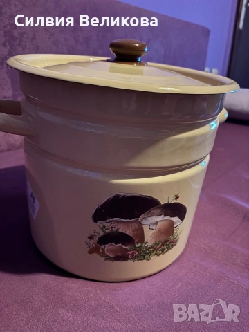 Голяма емайлирана тенджера