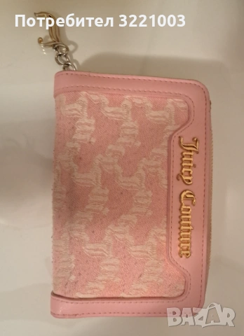 Дамско розово портмоне Juicy couture , снимка 4 - Портфейли, портмонета - 54721767
