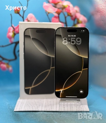 ГАРАНЦИОНЕН!!! Apple iPhone 16 Pro, 128GB, 5G, Natural Titanium  , снимка 6 - Apple iPhone - 54936499