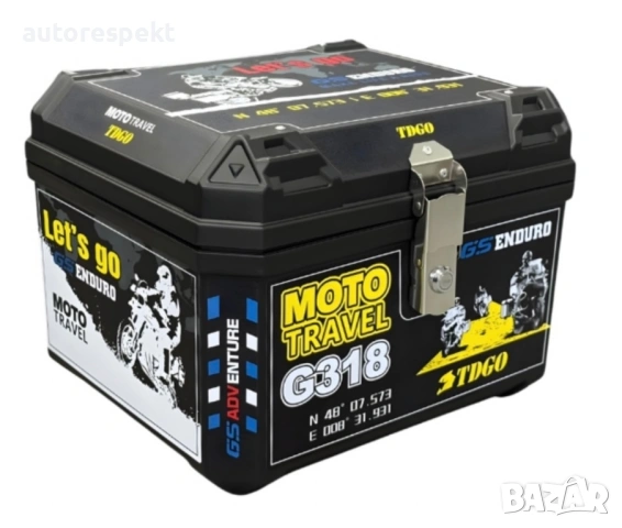 Куфар за мотоциклет ,куфар за скутер, куфар за мотор 57 литра, снимка 3 - Аксесоари и консумативи - 54087895