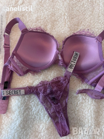 Нов комплект Victoria’s Secret – сутиен + прашка (оригинал), снимка 2 - Бельо - 55069786