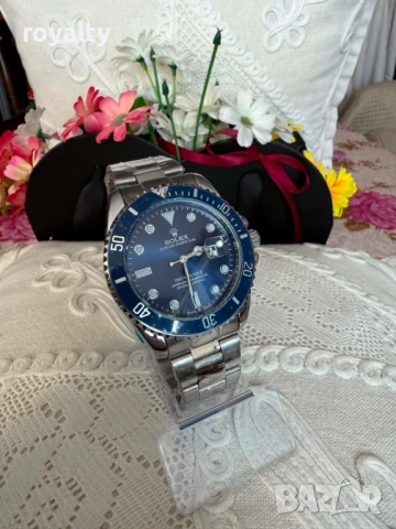 Rolex Нов Мъжки Часовник Кварцов Механизъм Ролекс , снимка 2 - Мъжки - 54722380
