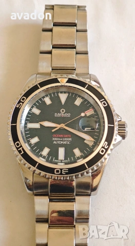 KADLOO Basel Swiss OCEN DATE automatic eta sapphire wr 300m, снимка 5 - Мъжки - 54916820