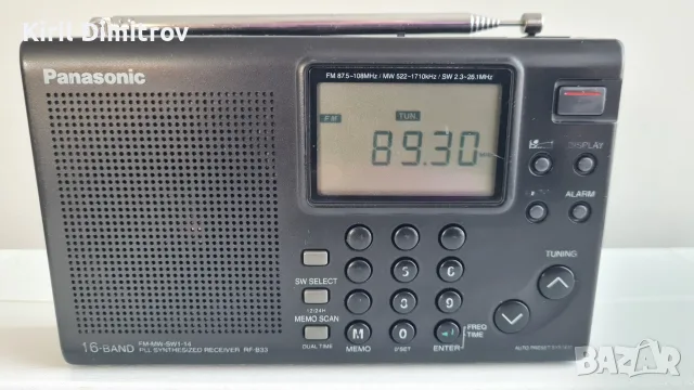 Panasonic RF-B33 – качествен цифров мултиобхватен радиоприемник, снимка 3 - Радиокасетофони, транзистори - 55392056