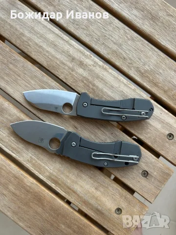 Продавам ножове Spyderco Slysz Techno 1 и 2, снимка 2 - Ножове - 55476249