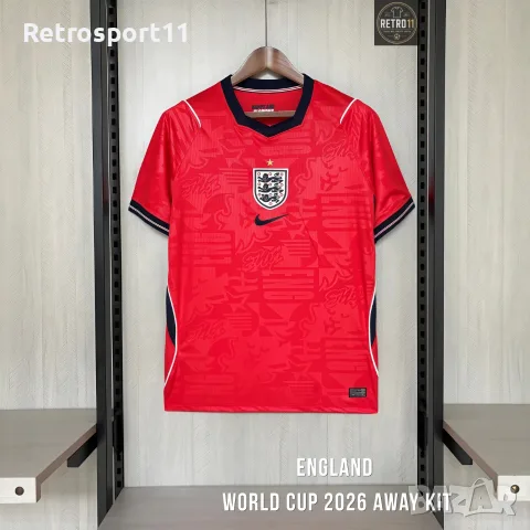 Англия – домакински и гостуващ екип | England Home & Away | Размер L, снимка 2 - Футбол - 55582530