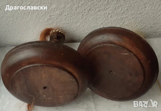 дървени халби: Стара дървена халба с капак, съд, Германия, форма буре, снимка 15 - Антикварни и старинни предмети - 28884182