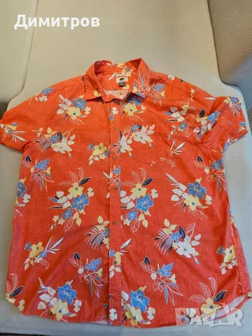 Лятна Мъжка Риза Old Navy - XXL SlimFit, снимка 1 - Ризи - 55509650