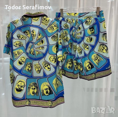 Летен комплект Versace мъжка риза и панталон