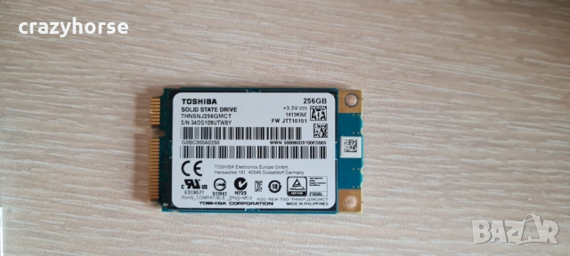 Toshiba THNSNJ256GMCT - 256GB 6Gb/s mSATA