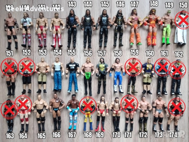 Екшън Фигурки WWE Кеч Pro-Wrestling Action Figures Ambrose Reigns Cena 2/3, снимка 5 - Колекции - 46527048