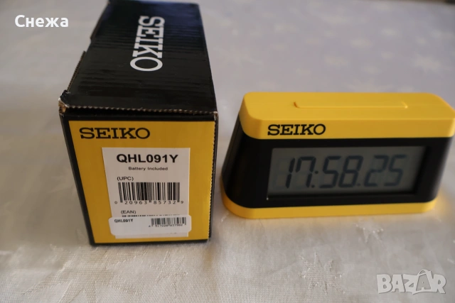  Seiko QHL091Y дигитален маратонски часовник, снимка 8 - Други - 55079853