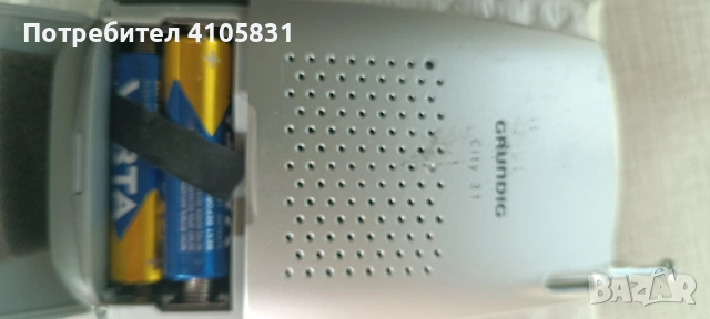 портативно fm транзисторче GRUNDIG GERMAN, снимка 3 - Радиокасетофони, транзистори - 55137066