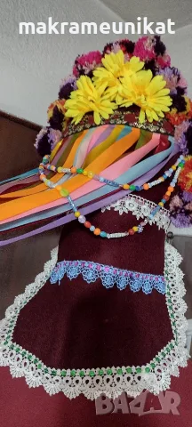 Кукерска маска, гугла, нова, изцяло ръчна изработка , снимка 2 - Декорация за дома - 55446743