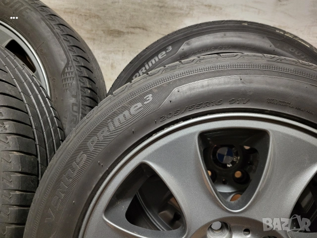 джанти 16" 5х120 BMW летни гуми 205/55/16, снимка 12 - Гуми и джанти - 55085532