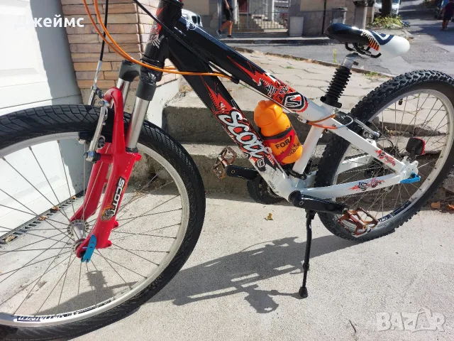 Детски планински велосипед Scott Voltage JR 24 цола , снимка 16 - Детски велосипеди, триколки и коли - 55649959