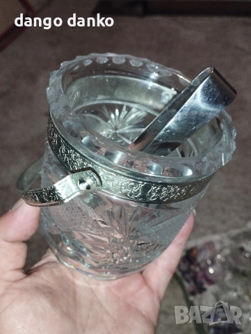 кристален комплект чаши, снимка 7 - Антикварни и старинни предмети - 54138311
