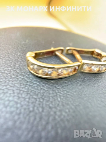 Златни обеци /585/, снимка 3 - Обеци - 54209629