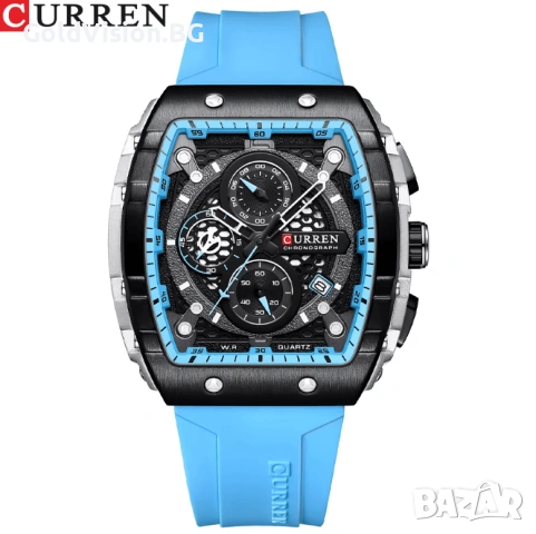 CURREN Lake Blue – спортно-елегантен хронограф