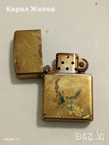 Оригинална метална запалка ZIPPO с кожен калъф колекционерски модел 39228, снимка 5 - Други ценни предмети - 54514512
