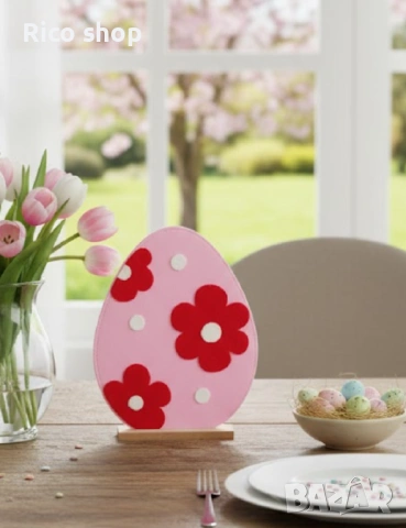 Великденска фигурка от филц , снимка 3 - Декорация за дома - 54123174