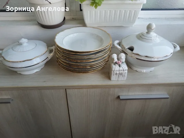 Винтидж немски порцеланов сервиз , снимка 9 - Сервизи - 55567973