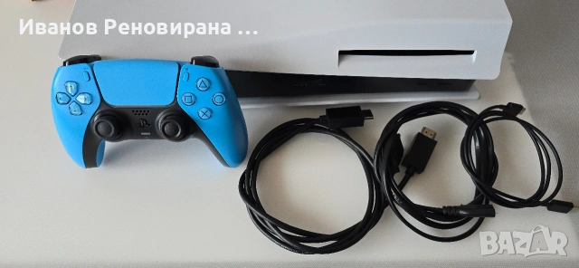 Реновирана конзола Sony Playstation 5 Disc, 825GB, 1 джойстик Fat, снимка 6 - PlayStation конзоли - 54455254