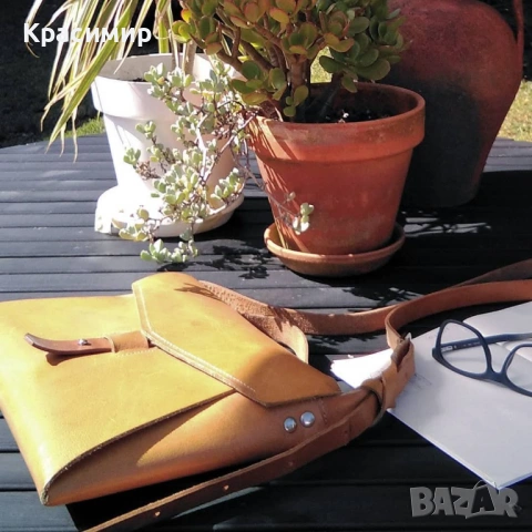 Чанта естествена кожа 