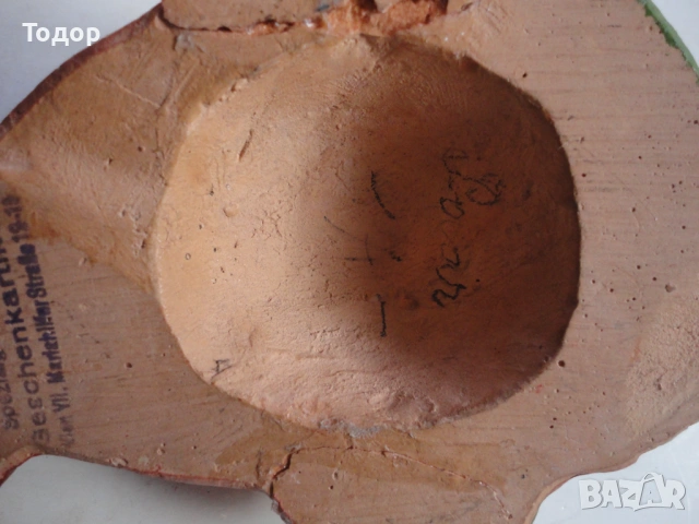 Керамична маска фигура Ernst Henz 1976, снимка 6 - Антикварни и старинни предмети - 54086439