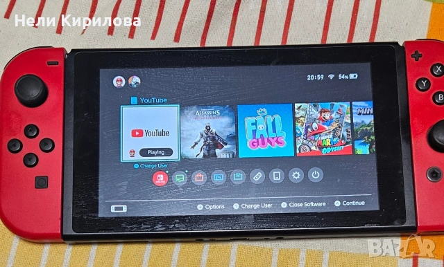 Nintendo Swich с аксесоари и игри, снимка 5 - Nintendo конзоли - 54167710