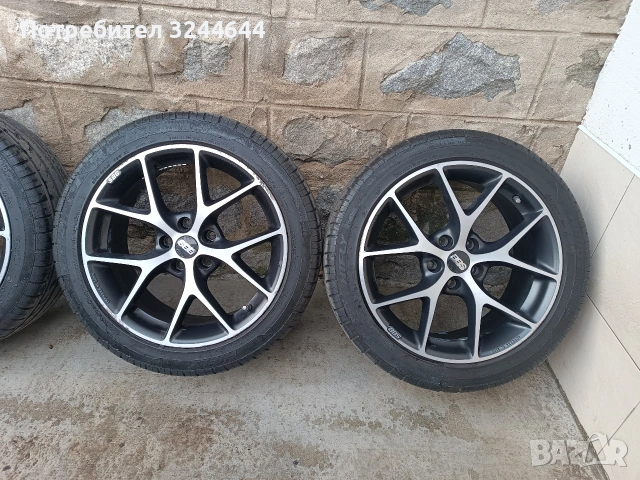 Алуминиеви джанти 18 5х115 Опел BBS с летни гуми 235/45/18, снимка 3 - Гуми и джанти - 54180783
