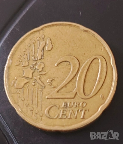 20 евроцента Франция , снимка 5 - Нумизматика и бонистика - 54034011