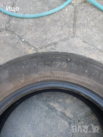 гуми 165 70 14 летни kumho.dot 44 23 г.две 6 мм 2 6.5 мм.бед лепенки и дефекти, снимка 4 - Гуми и джанти - 54707489