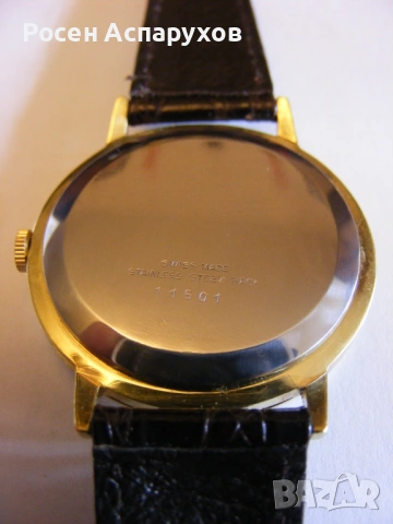 Прекрасен Selza 17 Jewels Incabloc Swiss Made, снимка 10 - Мъжки - 54763902