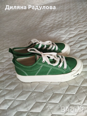 Зелени кецове - 38.5 номер, снимка 12 - Дамски ежедневни обувки - 54201465