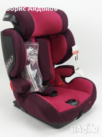 НОВО детско столче RECARO Tian SEATFIX - Power Berry, снимка 2 - Столчета за кола и колело - 48373933