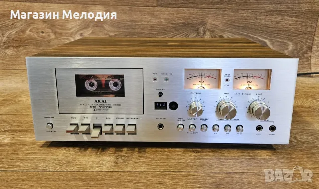 Касетен дек Akai CS-707D – Винтидж аналогов шедьовър от Златната ера