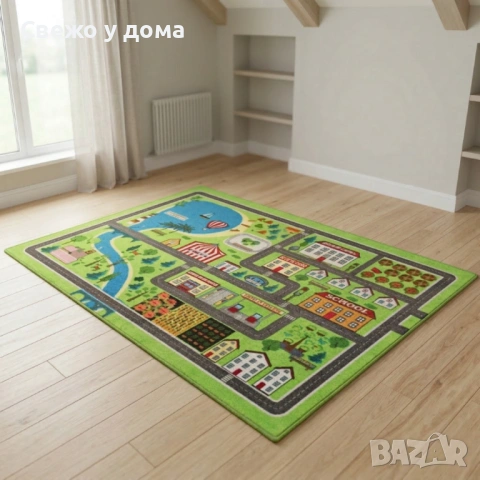 Детски килим за игра 120х160см - различни модели - противохлъзгащ миещ се, снимка 3 - Други - 54076294