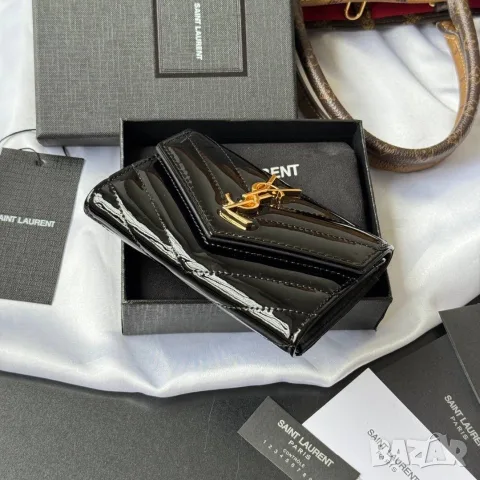 Saint Laurent Monogram Small Envelope Wallet , снимка 3 - Портфейли, портмонета - 55417604