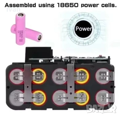 Replacement 18V 18650 Lithium Battery for Milwaukee M18 48-11-1860 / 48-11-1850 / 48-11-1840, снимка 4 - Винтоверти - 54929925