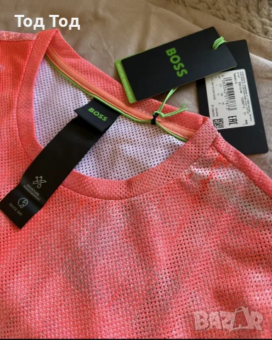 тениска Boss L size , снимка 5 - Тениски - 55599383