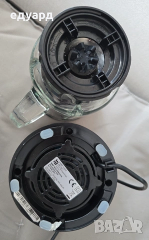 Модел: Шейкър WMF KÜCHENminis Standmixer 0.8L, стъклена кана, като нов., снимка 5 - Блендери - 54910808